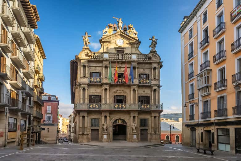 Fachada del Ayuntamiento de Pamplona