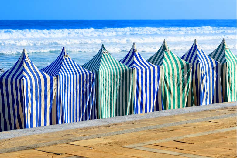 O belo litoral de Zarautz