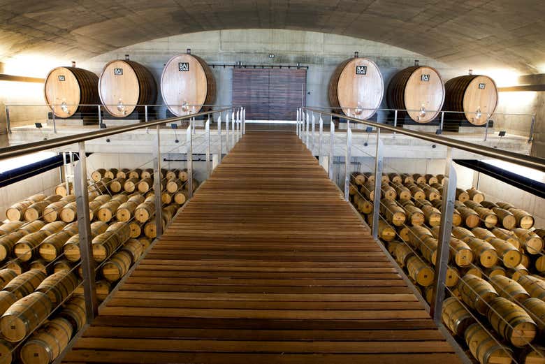 Interior de la bodega que visitaremos