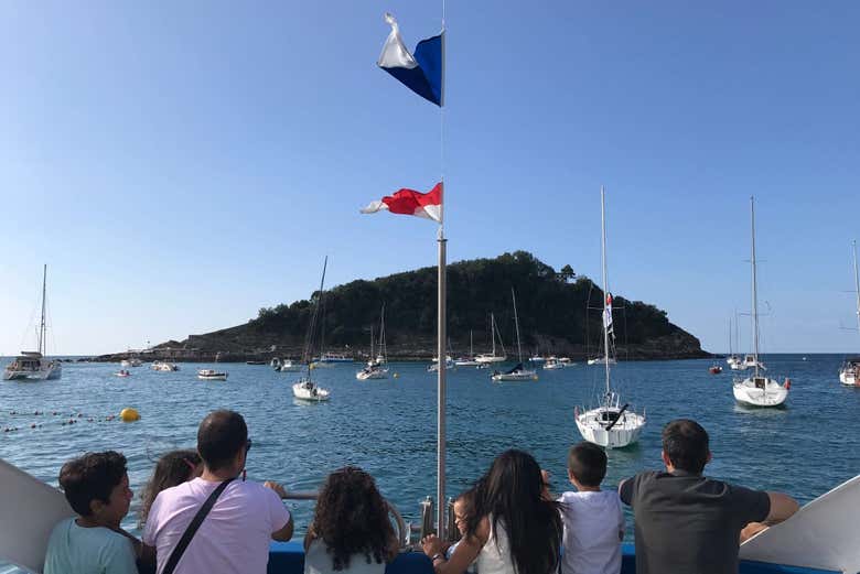 Disfrutando de las vistas desde el barco