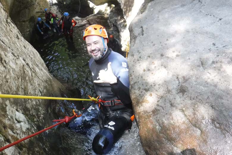 Un gruppo tra le rocce della Hermida