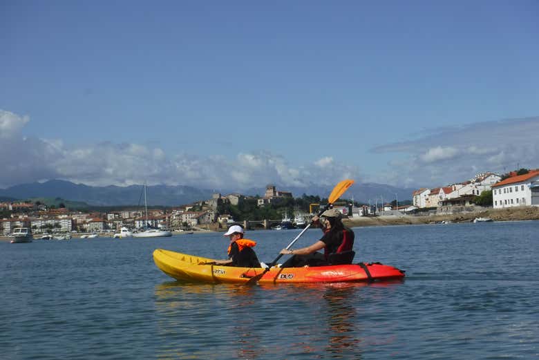 Rota de caiaque por San Vicente de la Barquera