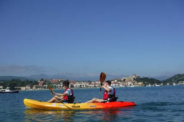 Tour en kayak por la ría de San Vicente de la Barquera