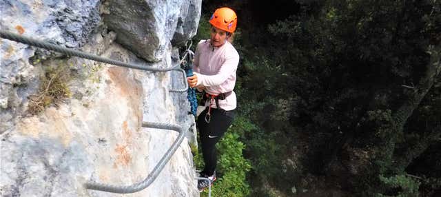 Vía ferrata en el desfiladero de La Hermida