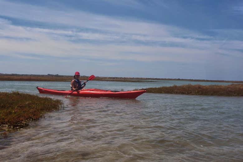 Kayaking in Sancti Petri