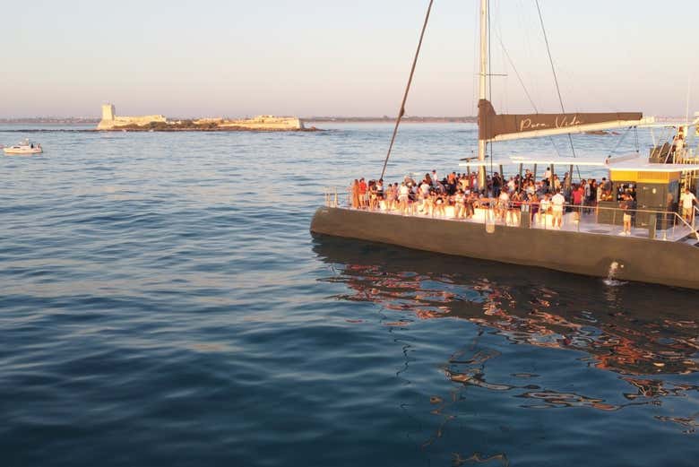 Giro in barca al tramonto