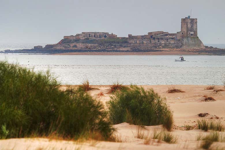 O ilhéu visto da praia