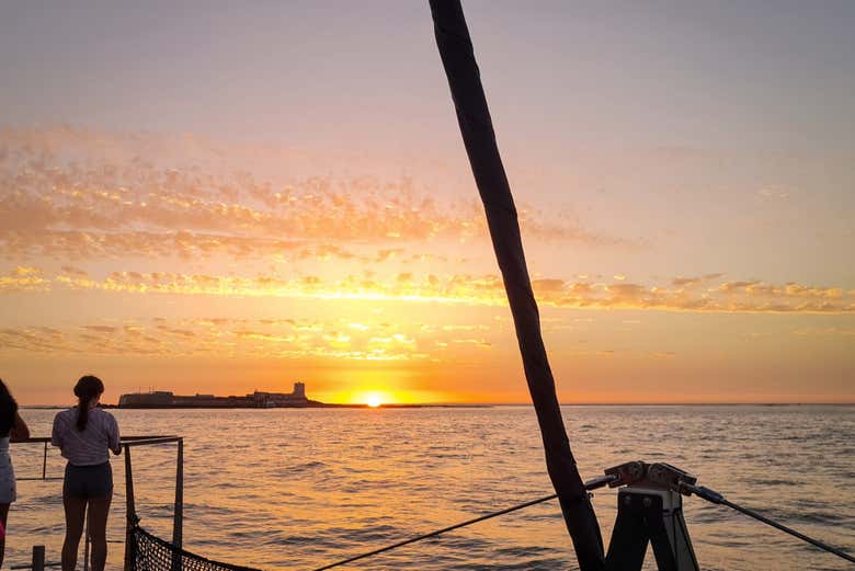 Ammirando il tramonto