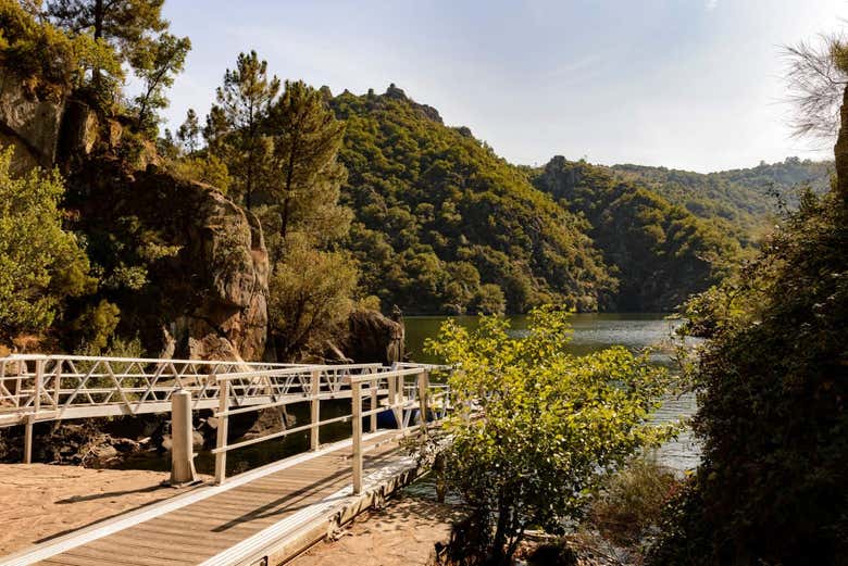 El río Sil a su paso por la Ribeira Sacra