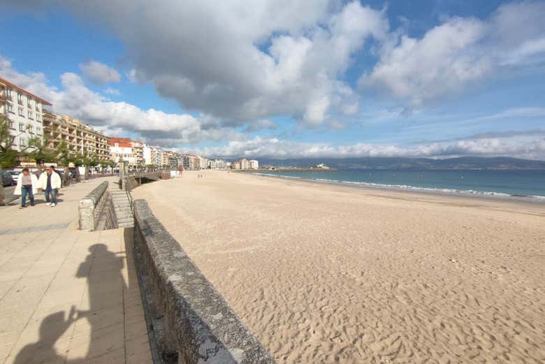 Contemplez la plage de Sanxenxo