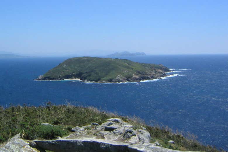 Vista panorámica de la isla de Ons