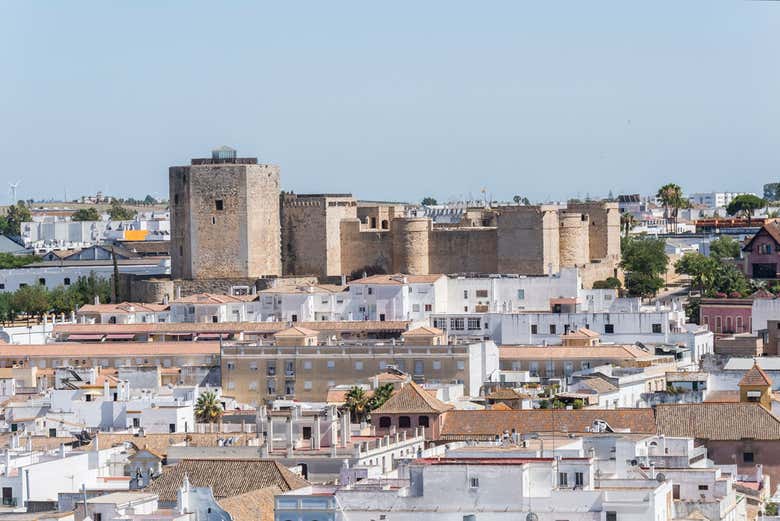 Vista panorámica del castillo de Santiago
