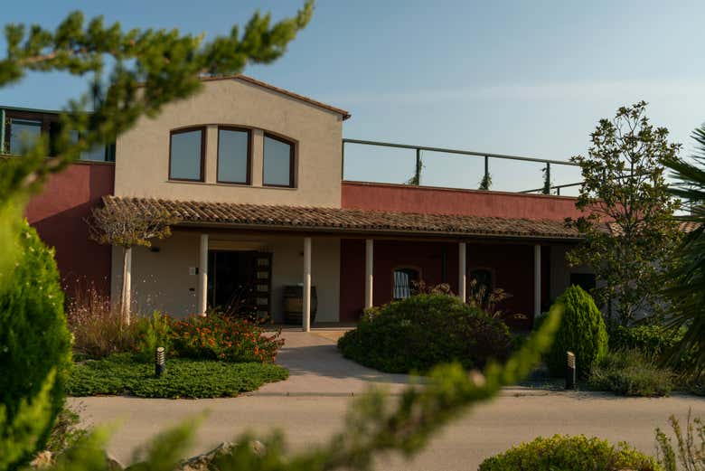 Fachada principal da vinícola