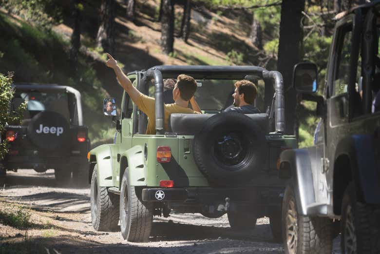 Profitez des paysages depuis le 4x4