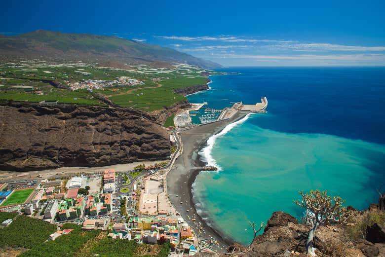 Vista de La Palma desde el mirador El Time