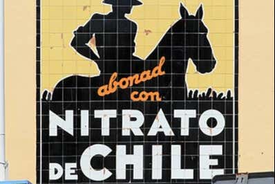 Affiche en céramique de Nitrato de Chile