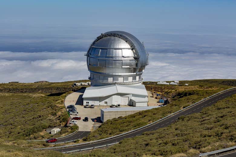 Observatorio astronómico en las cumbres de La Palma