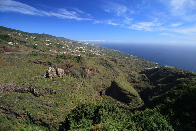 Paysages du nord-est de La Palma