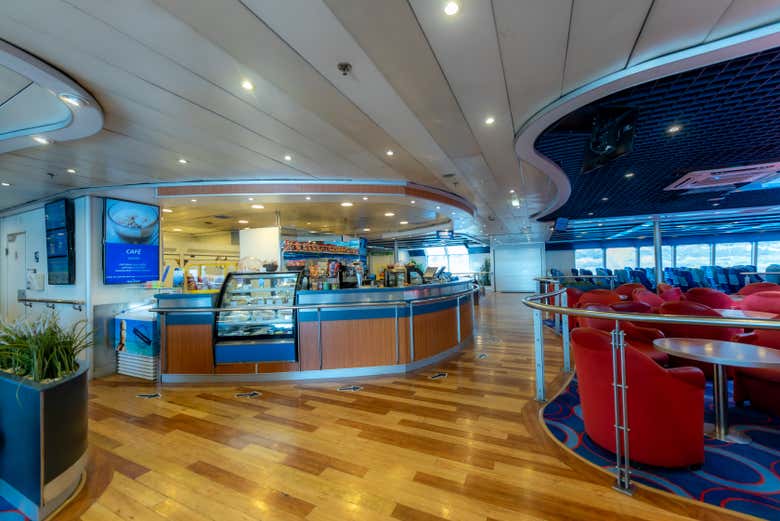 Cafétéria du bateau