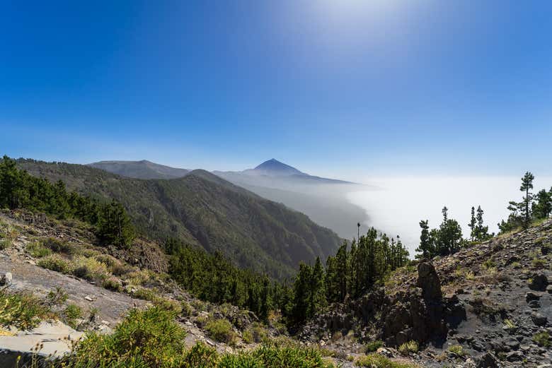 El Teide desde el mirador de Ortuño