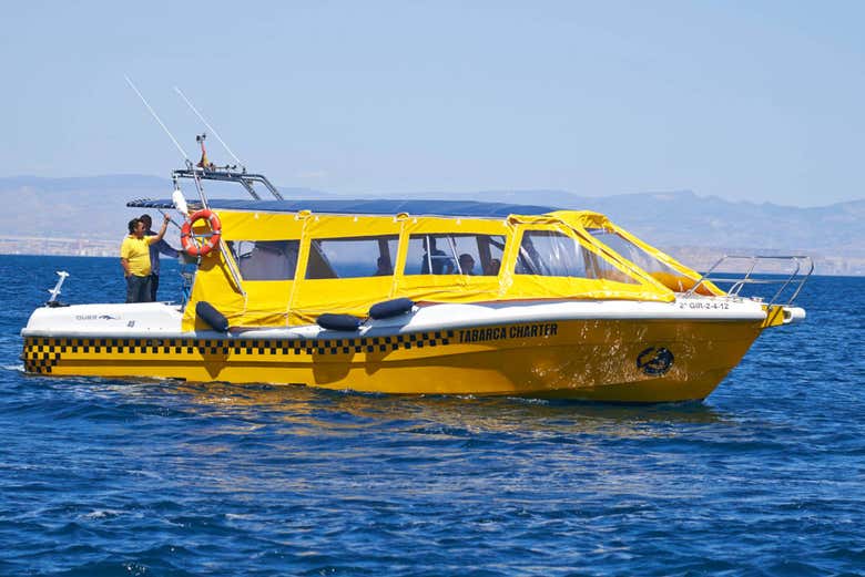 Bateau en direction de Tabarca