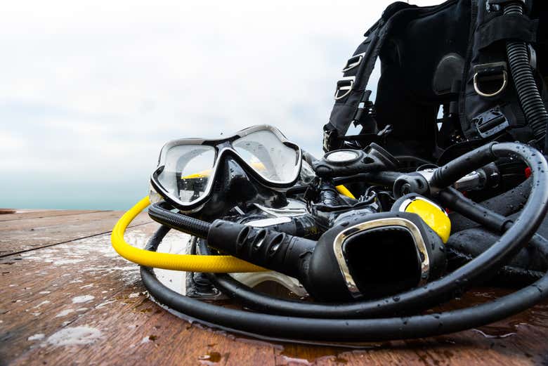 Equipamiento de buceo