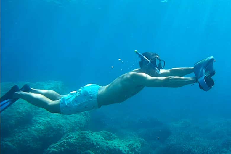 Practicando power snorkel