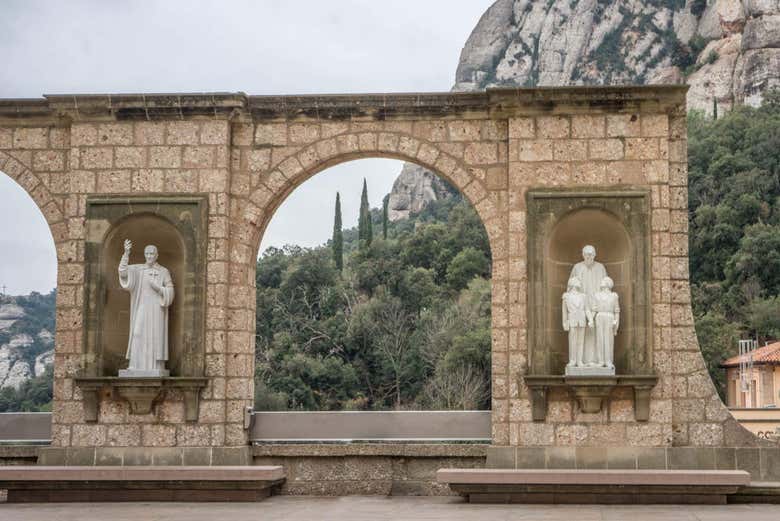 Unique architecture in Montserrat