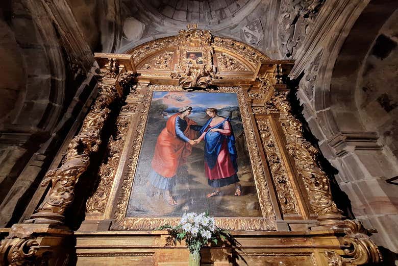 La Anunciación, dentro da catedral de Santander