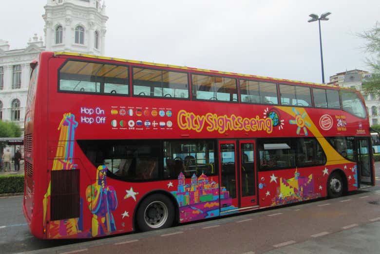 Autobús turístico de Santander