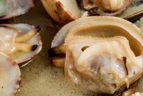 Las ostras son una comida tradicional local