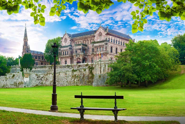 Vista al Palacio de Magdalena