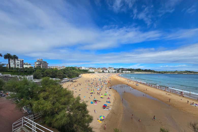 La segunda playa de El Sardinero