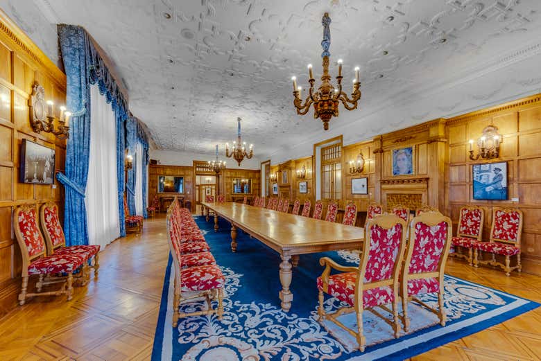 Una de las salas del Palacio de la Magdalena