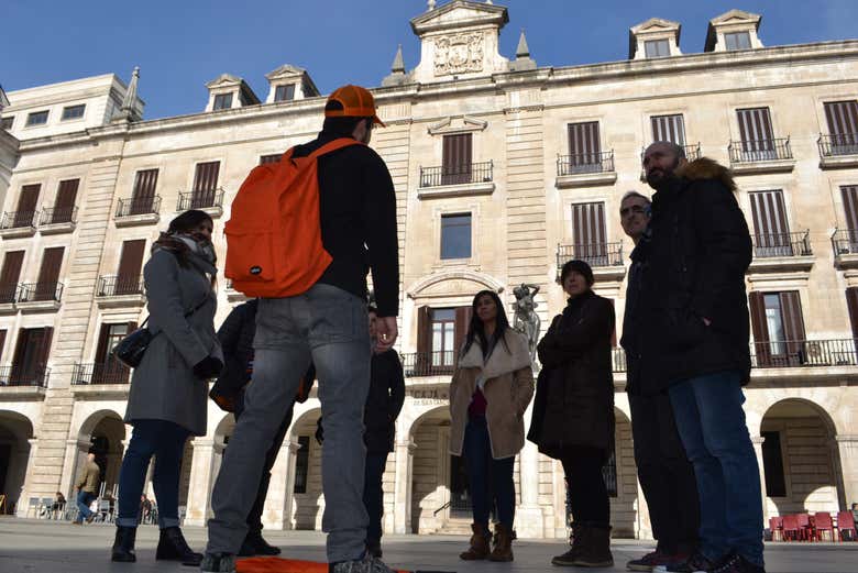 Disfrutando del free tour