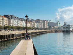 Vistas de la bahía de Santander
