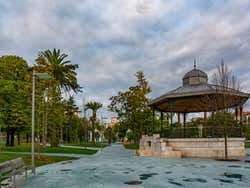 Recorriendo los jardines