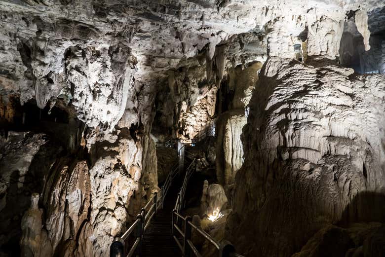 Interior da caverna