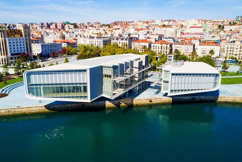 Vue aérienne du centre Botín