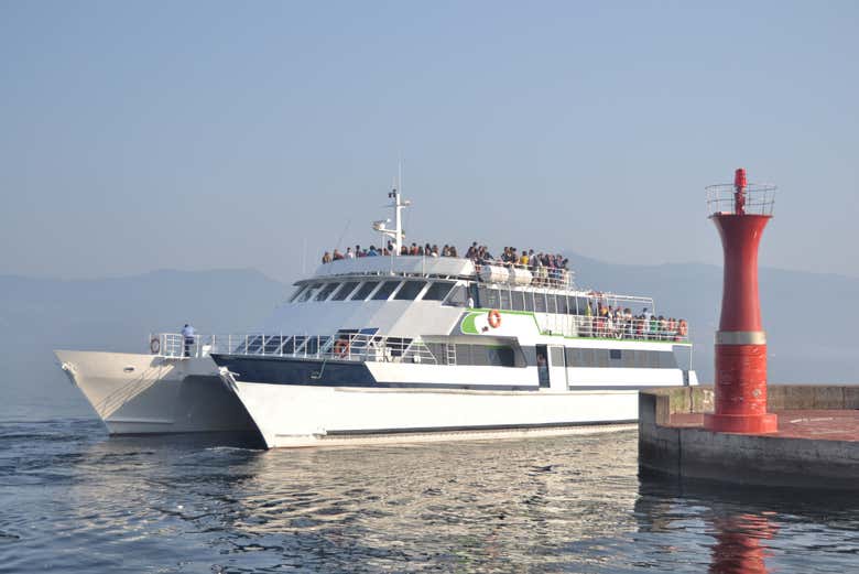 Iremos en ferry a las Cíes desde Vigo