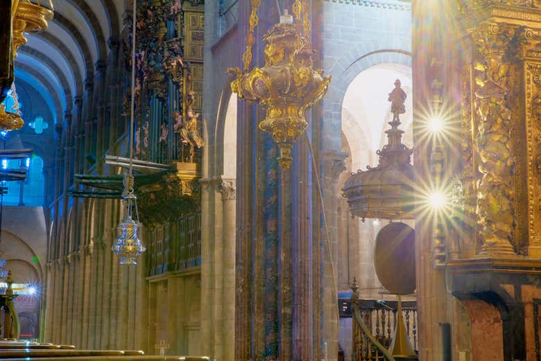 El botafumeiro de la Catedral de Santiago