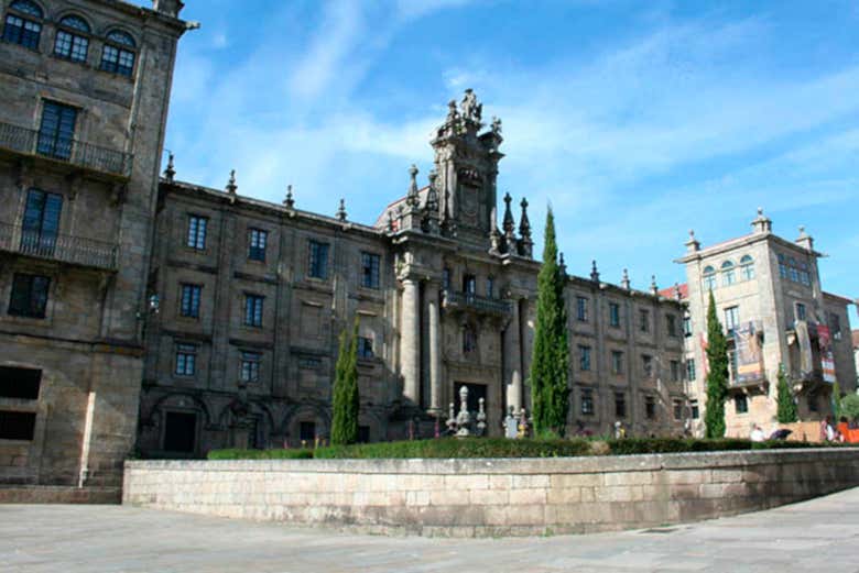 Uno scorcio del centro di Santiago