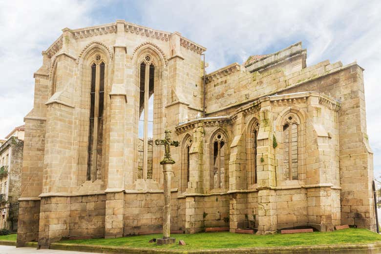 Ruinas del convento de Santo Domingo, en Pontevedra