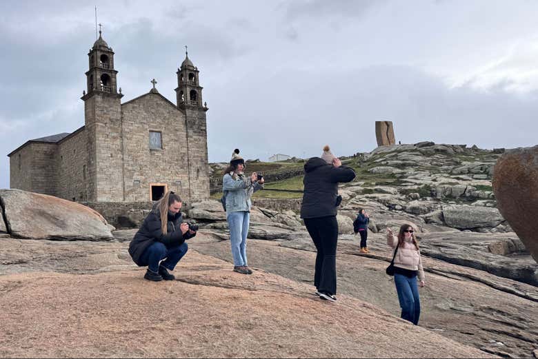 Santuario de la Virgen da Barca, en Muxía