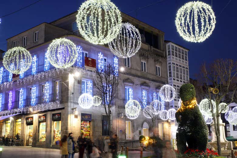 Las famosas luces de Navidad de Vigo