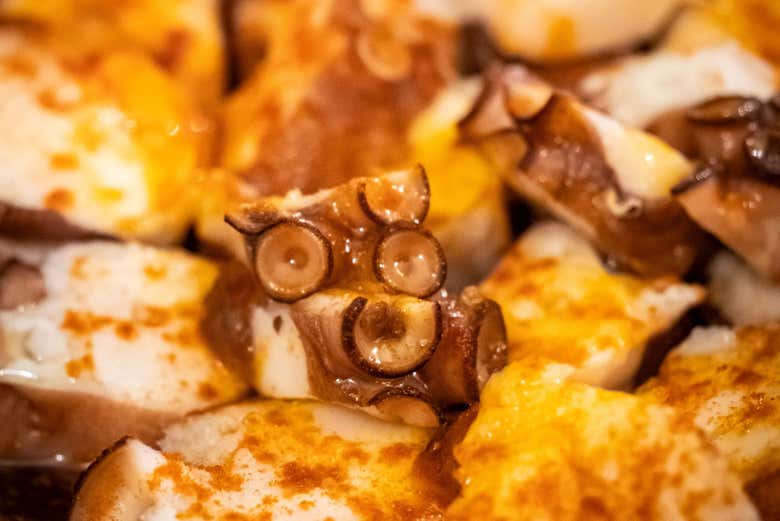 Delicioso pulpo gallego