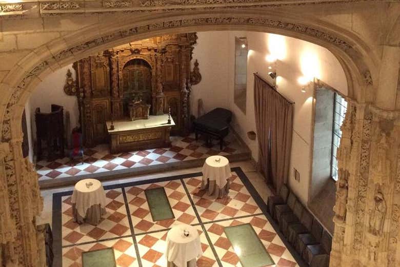 Exploring the interior of the hostel