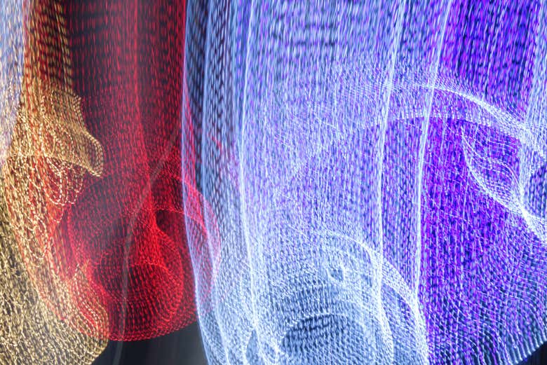 Admirando las luces de Navidad de Vigo