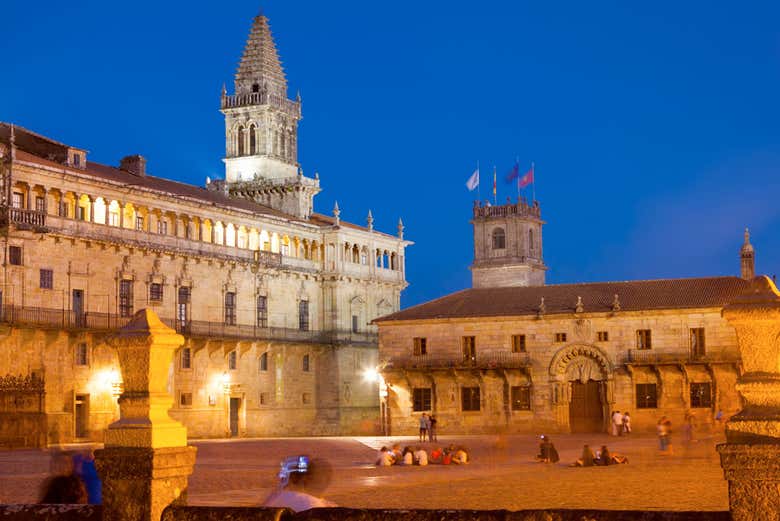Plaza del Obradoiro de nuit