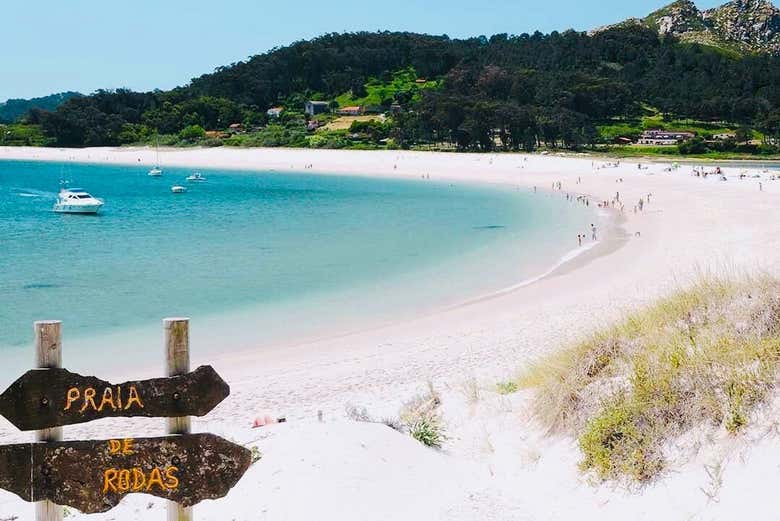 Playa de Rodas, el arenal más famoso de las Cíes